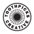 Toothpicks company logo retail design cafe design specialists
