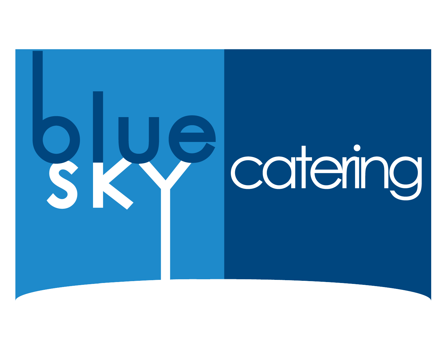 Bly Sky corporate logo design Design of company logo Bly Sky Catering