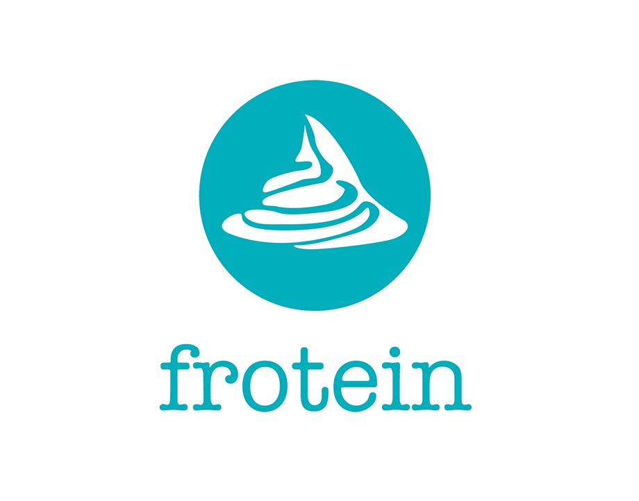 Frotein yoghurt company logo logo design for Frotein yoghurt