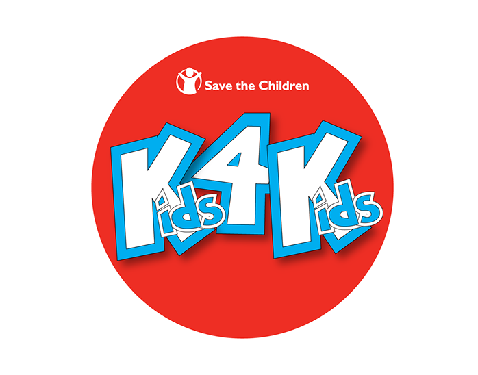 Kids 4 Kids logo franchise logo designer for K4K franchise brand
