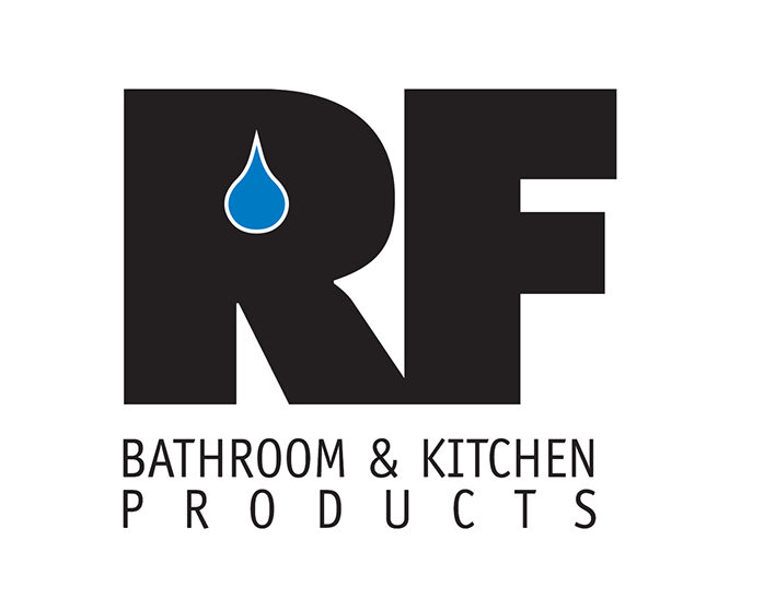RF Bathroom company logo design logo design RF Bathrooms