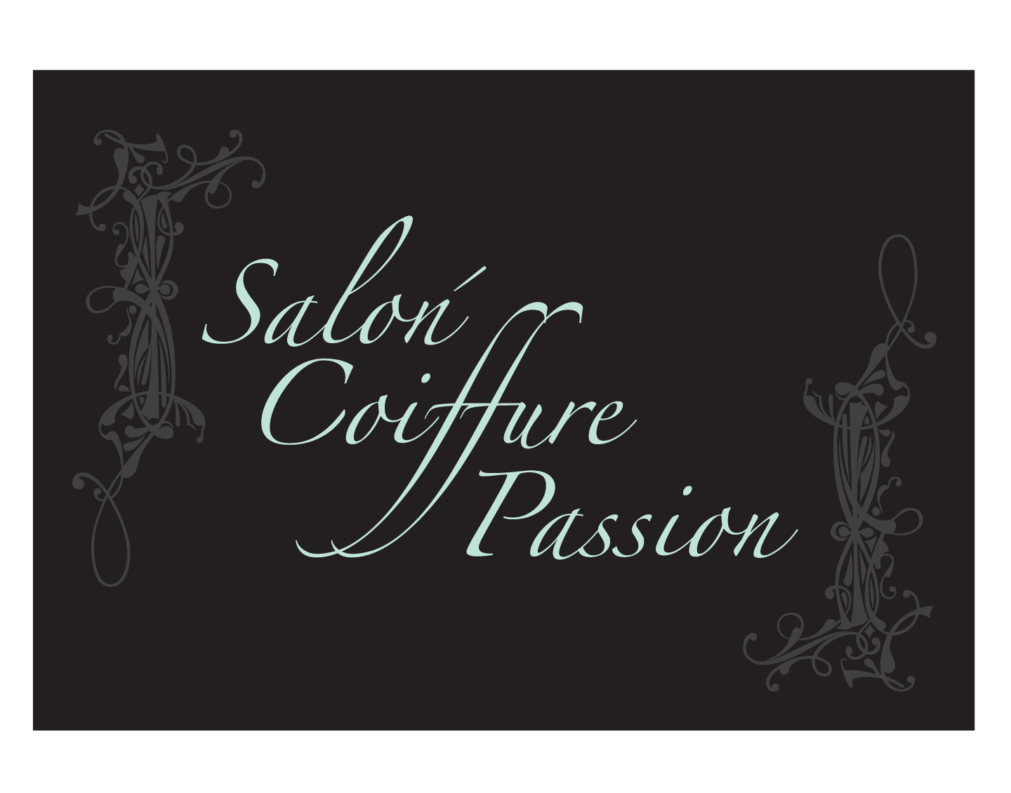 Salon Coiffure Passion logo company logo brand for hair dressing salon