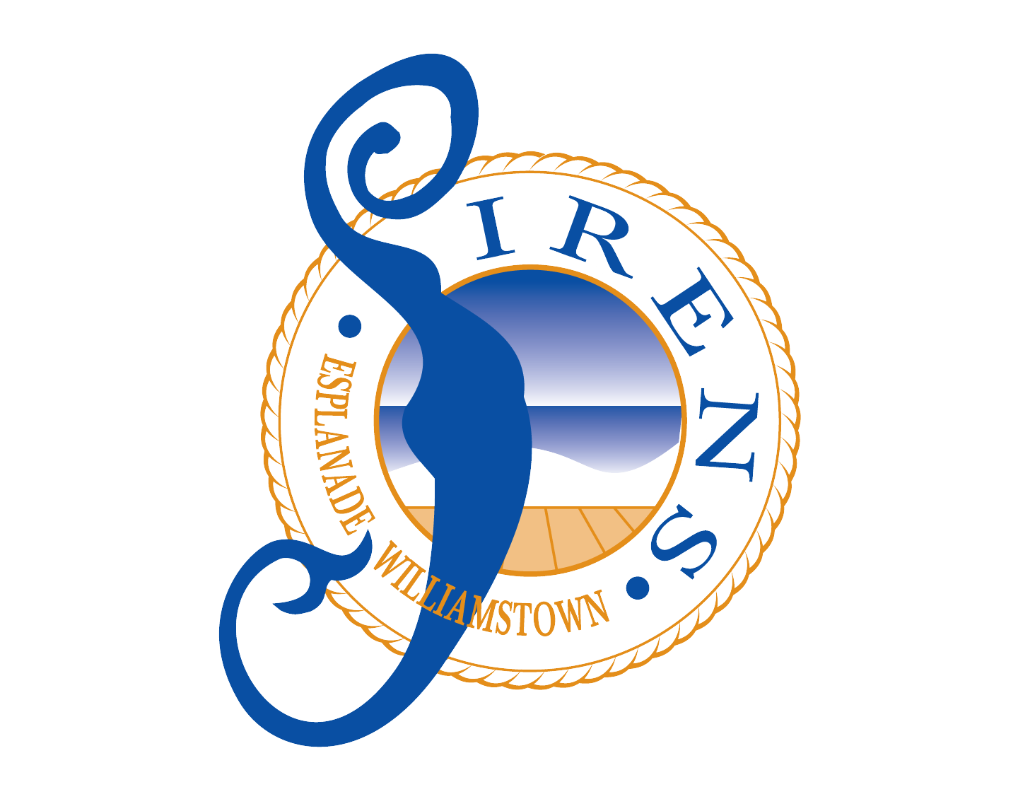 Sirens restauraunt logo design Design of restauraunt logo Sirens