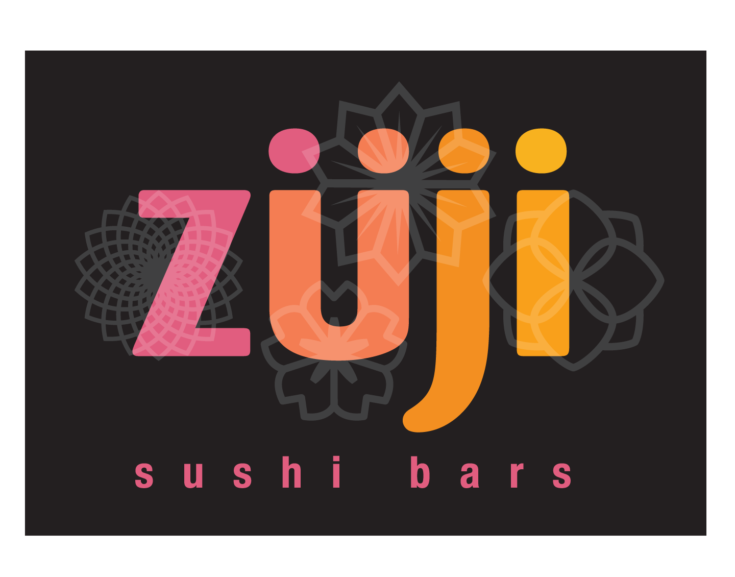 Zuji Sushi bars logo design logo designed for Zuji Sushi bars